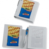 BLOCCO CARTA CON COPERTINA E PENNA