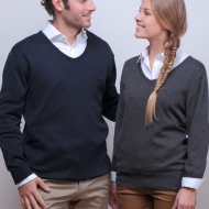 Pullover Donna Collo V Pen Duck